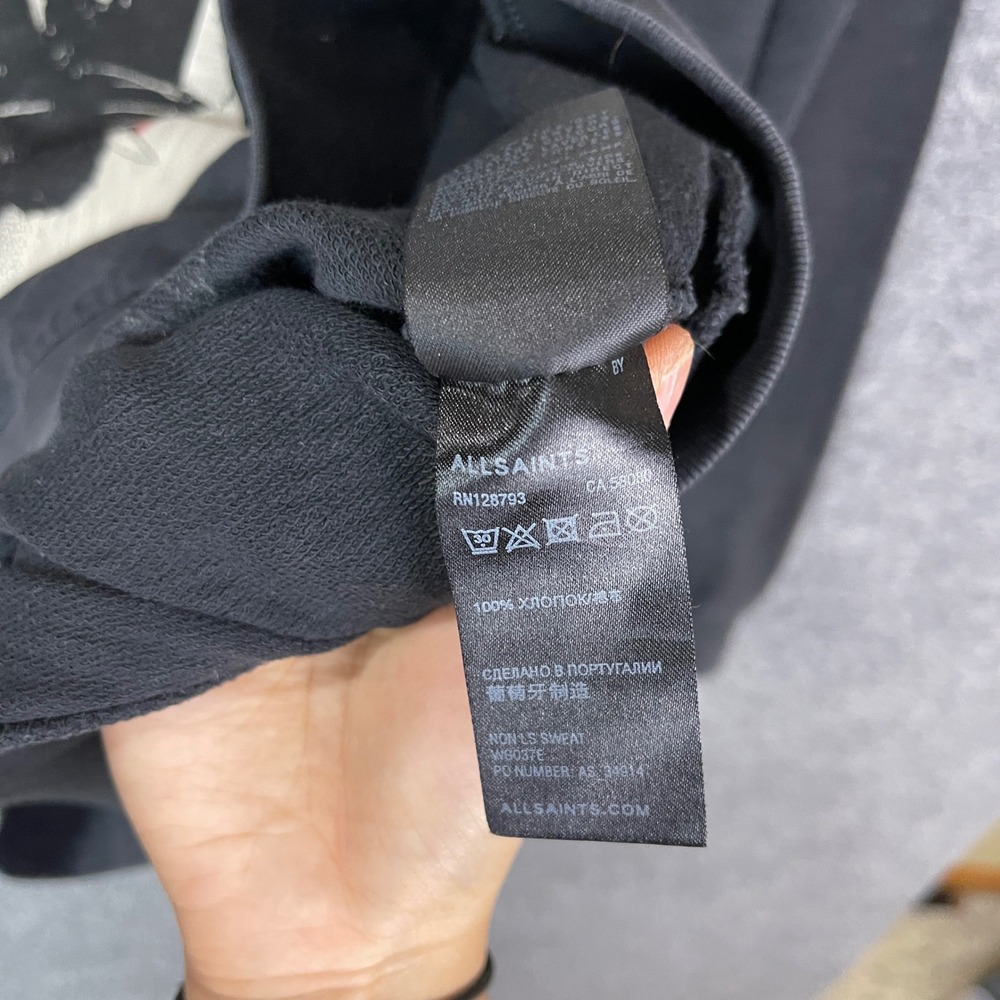 AllSaints Non Sweat Black Panther Graphic Sweatshirt Mens Medium Portugal - Picture 9 of 10